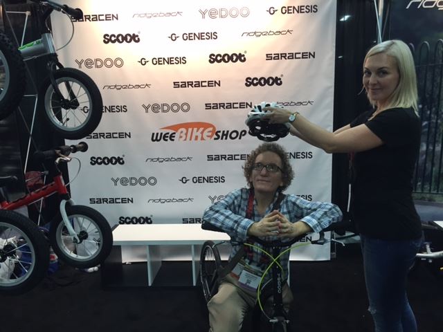 Holland MacFallister was crowned Ambassador of Yedoo Brand for the USA at Interbike Fair held in Las Vegas Sept. 22.