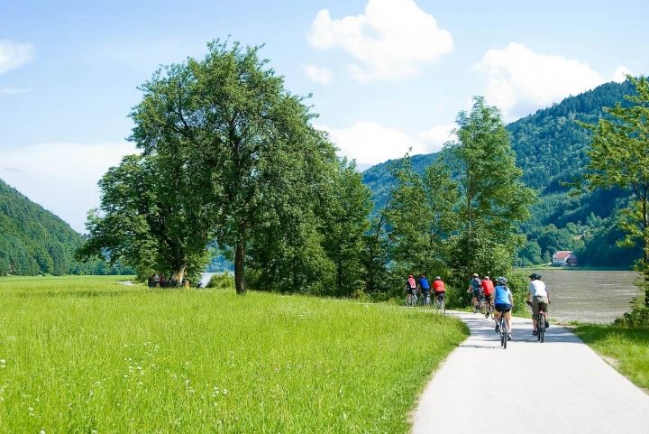 Smooth asphalt surface, flat route and the spectacular scenery of the Danube river attract cyclists from the whole Europe.