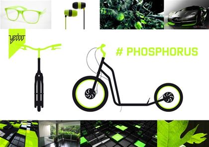 Visualisation of the Phosphorus scooter by the designer Lukáš Kuba.