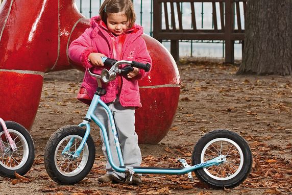 Our first models of scooters were made for children.