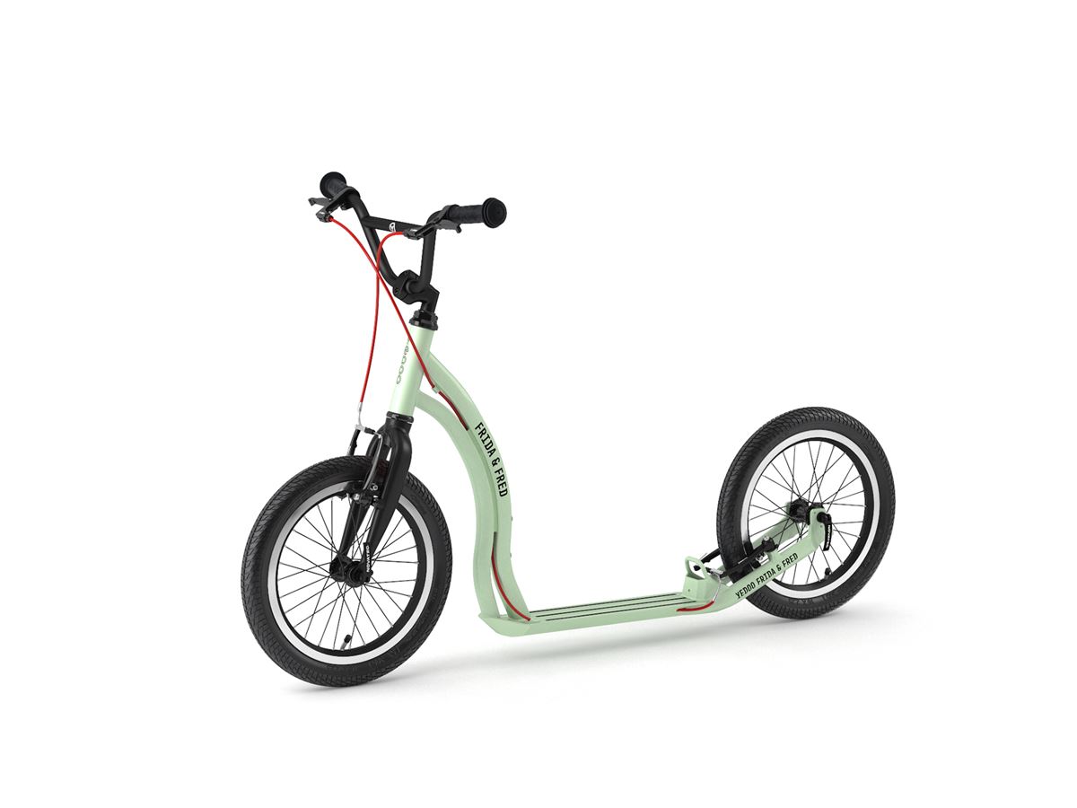 Frida & Fred – scooter for children aged 7+ in Mint Black