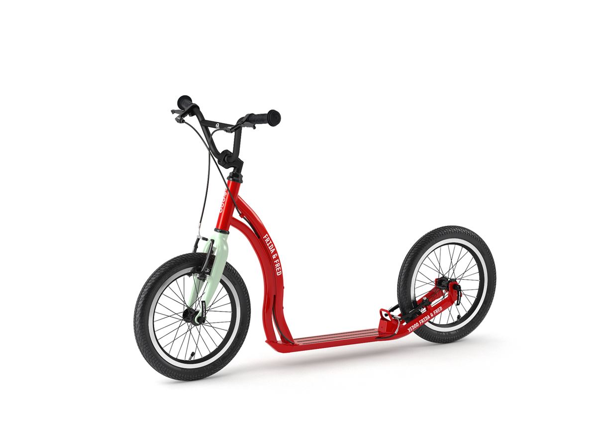 Frida & Fred – scooter for children aged 7+ in Red Mint