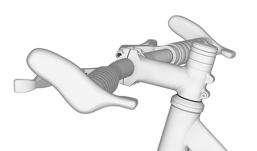 Yedoo Wolfer – lower handlebar setup