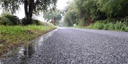 The rough surface of British roads slowed the ride immensely.