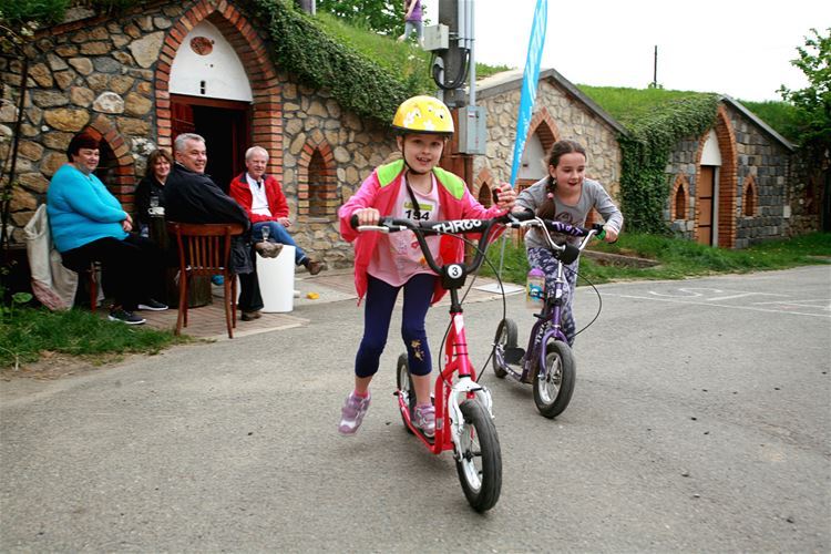 While adults enjoy a glass of good wine the children are playing pranks…