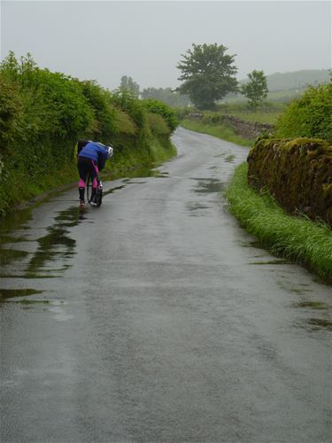 Riding in the rain