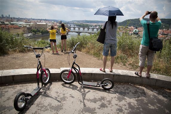 Tretroller Yedoo City wurde speziell für die Fahrt in der Stadt entwickelt.