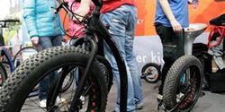 FAT MAX Scooter with rigid fork and FATbike wheels