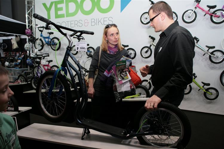 Yedoo Mezeq New Scooter – Yedoo flagship enjoyed a lot of attention at the Fair.