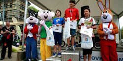 Lucky Clover Friends - the race´s mascot could not miss the awards