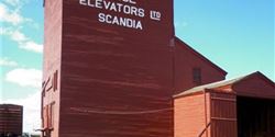 Another red silo, this time in Scandia