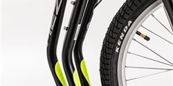 Kenda Kontact tyres give the new collection of scooters optimal ride performance.
