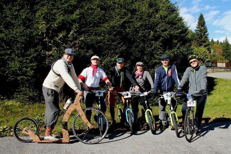 I dressed similarly as my favorite cyclist François Faber, who finished fifth in Tour de France in 1913.