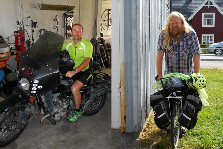 Vyměnili si stroje, majitel prosperujícího penziónu půjčil Zdeňkovi svou motorku značky Ural