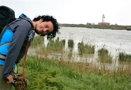 A lighthouse within eyeshot. The 130-kilometre-long cycle route finishes on the Adriatic Sea coast.