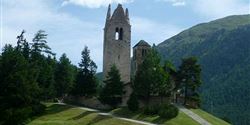 From the Inn cycle route – a small church up in the mountains