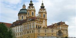 The Baroque Abbey of Melk is the gateway to the picturesque Wachau valley. In 2000 the region became a UNESCO World Heritage Site.