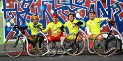 Founders of Ultima, the scooter club, and the main protagonists of Kick France 2013.