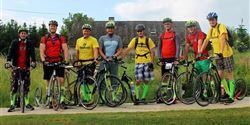The male members of the Yedoo Team on a weekend training.