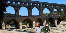 Zastávka cestou do Narbonne u akvaduktu Pont du Gard, který byl postaven za dob Starověkého Říma.