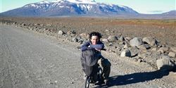 The route No. F35 meanders between the Langjökull and Hofsjökull glaciers and then leads through the dull, stony desert to the north.