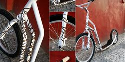 The scooter designed by Petra Kausová has brought a touch of luxury and an air of nostalgia to the world of Yedoo.