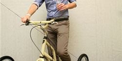The Night Rider scooter designed by Tomáš Vacek is quite inconspicuous unless the lights go out...