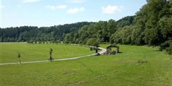 The cycle route between Letohrad and Ústí nad Orlicí rolls along by the Tichá Orlice river and the railway track connecting the two towns.