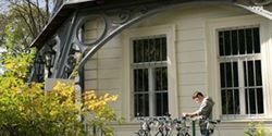 You will find the scooter rental shop right on the top of the hill – just below the Petřín lookout tower.