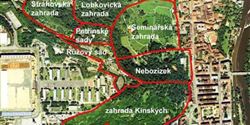 Большой комплекс садов в Петржин полон великолепных мест.