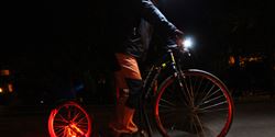 Yedoo team tested various lights during the night ride. The 7 Lux front light perfectly served its purpose, since it combines high performance and low power consumption.