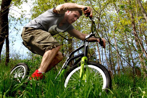 Real men were missing a proper scooter for the terrain - that's why the Mezeq scooter was developed.