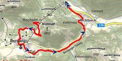 Trasa téměř deset kilometrů dlouhého sjezdu.