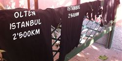 Laundry time. Stef had only 9 days off altogether. He rested in Bologna, Rimini, Dubrovnik and Skopje in Macedonia.