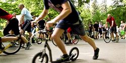 If you aren't racing, think about a comfortable and relaxed riding position.