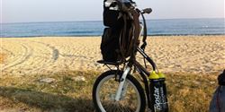 On Asprovalta beach nearby Thessaloniki in Greece.