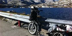 On the top of the Alps - St. Gotthard Pass.