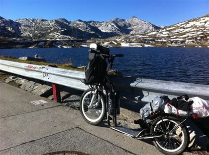 On the top of the Alps - St. Gotthard Pass.