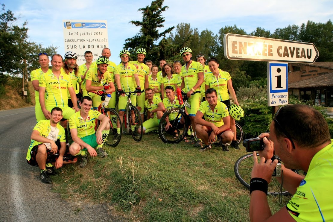 Společné foto na Tour de France