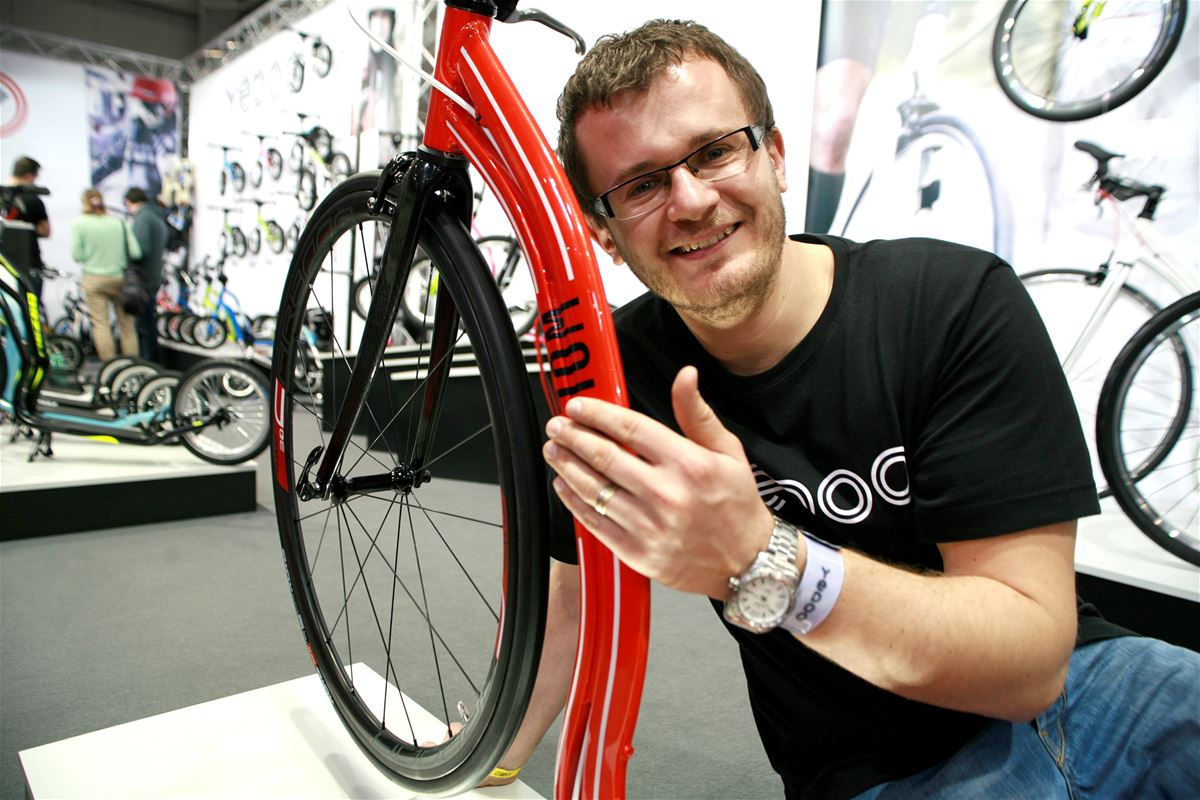 Jakub Bostl na veletrhu For Bikes 