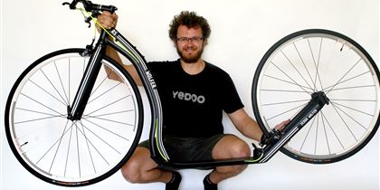 Jakub Bostl /Head of Development Yedoo introduces a new sport scooter