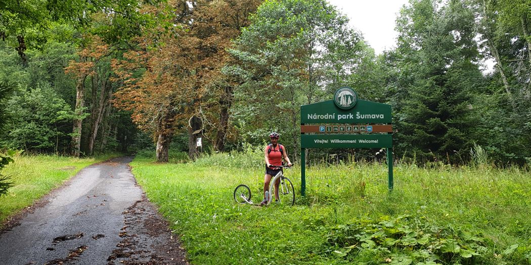 Böhmerwald per Tretroller 