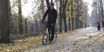 Příjemné svezení v centru Prahy nabízí Letná i park Stromovka 