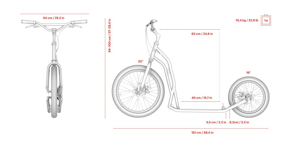 Detailed technical specification of Yedoo S2016Disc scooter