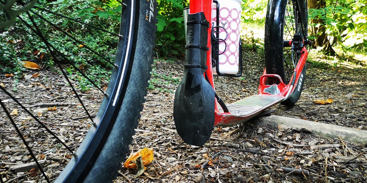 Yedoo Trexx Disc scooter tuned up for extreme riding