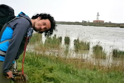 A lighthouse within eyeshot. The 130-kilometre-long cycle route finishes on the Adriatic Sea coast.