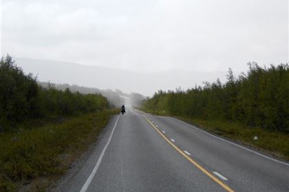 The more northwards you go, the more the landscape and weather change.