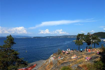 Norstrand - oblíbená norská pláž poblíž Osla