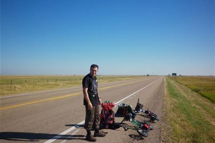 Malerischer Winkel an der Straße