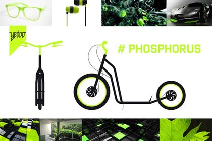 Vizualizace koloběžky Phosphorus od designéra Lukáše Kuby.